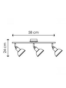 Besselink licht D910130-00 spotje Grijs E14 LED