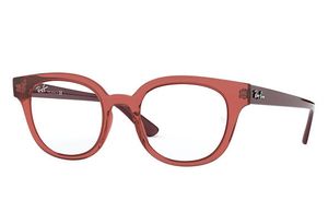 Dames Leesbril RayBan | Sterkte: Sterkte op maat | Kleur: Rood