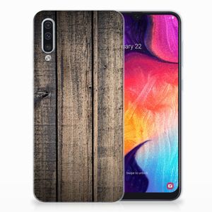 Samsung Galaxy A50 Bumper Hoesje Steigerhout