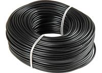 HERTH+BUSS Insulating tubes 3 mm 50m soft pvc black