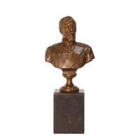 A BRONZE BUST OF MINISTER SERGEI Y. WITTE