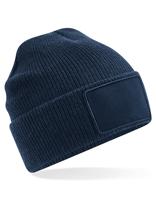 Beechfield CB540 Removable Patch Thinsulate™ Beanie - French Navy - One Size - thumbnail