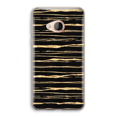 Gouden strepen: HTC U Play Transparant Hoesje