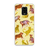 Cute Tigers and Leopards: Xiaomi Redmi Note 10 Lite Transparant Hoesje