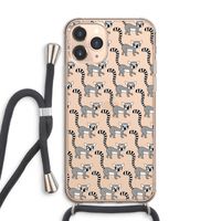 Makis: iPhone 11 Pro Max Transparant Hoesje met koord