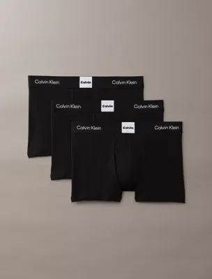 Calvin Klein 3-Pack Heren Boxershort - grafisch icoon-logo - Multipack heren boxershorts - S - Zwart - Onderbroek heren heren - Ondergoed heren