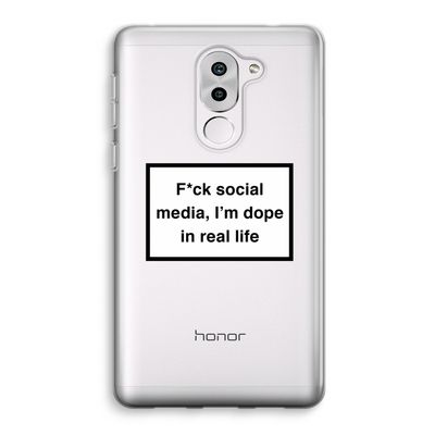 I'm dope: Honor 6X Transparant Hoesje
