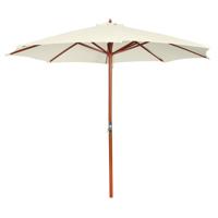 VidaXL Parasol 300x258 cm zandwit