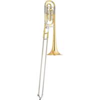 Jupiter JTB1100 FRQ tenor trombone Bb/F (kwartventiel, goud) + koffer