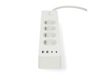 Nedis Smartlife slimme stekkerdoos - met usb-a en usb-c - 4-voudig Nedis Smartlife slimme stekkerdoos - met usb-a en usb-c - 4-voudig