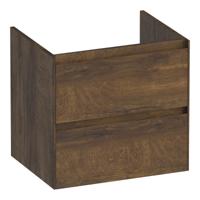 Brauer Inspire - Onderkast 60 cm - met 2 Softclose Lades Greeploos en 1 Sifon Uitsparing - Grove