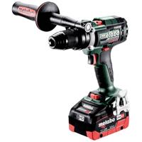 Metabo 603181660 Accu-schroefboormachine 18 V 5.5 Ah LiHD Brushless, Incl. 2 accus, Incl. koffer, Incl. lader