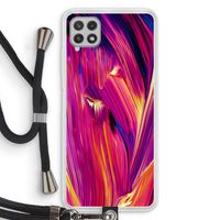 Phoenix: Samsung Galaxy A22 4G Transparant Hoesje met koord
