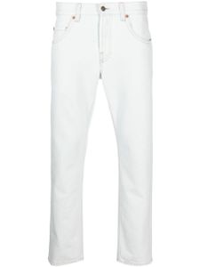 Gucci mid-rise tapered-leg jeans - Bleu