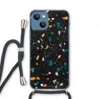 Terrazzo N°10: iPhone 13 mini Transparant Hoesje met koord