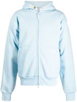 Advisory Board Crystals hoodie zippé à patch logo - Bleu