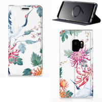 Samsung Galaxy S9 Hoesje maken Bird Flowers