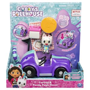 Gabby's Dollhouse Gabby's Poppenhuis - Carlita Voertuig met Pandy en 2 accessoires