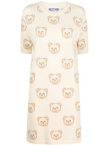 Moschino robe à motif Toy Bear - Tons neutres