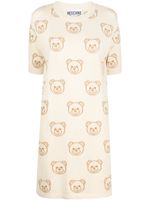 Moschino robe à motif Toy Bear - Tons neutres