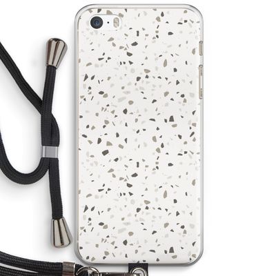 Terrazzo N°14: iPhone 5 / 5S / SE Transparant Hoesje met koord