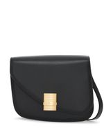 Ferragamo sac à bandoulière médium à design asymétrique - Noir