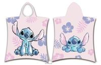 Stitch poncho 50 x 115 cm (roze) Stitch poncho 50 x 115 cm (roze)