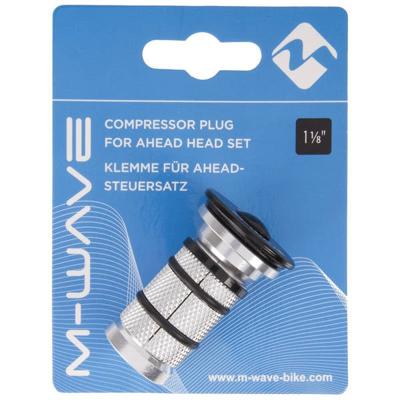 M-Wave balhoofdplugklauw 1-1/8" carbon voorvork zwart