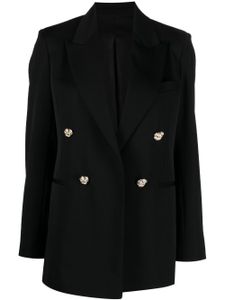 Lanvin blazer ouvert à boutons décoratifs - Noir