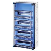 Hensel 2000614 Mi 1445 Kleine verdeelkast Opbouw (op muur) Aantal groepen: 48 Aantal rijen: 4 Inhoud: 1 stuk(s)