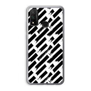 Zwarte vegen: Huawei P Smart (2020) Transparant Hoesje
