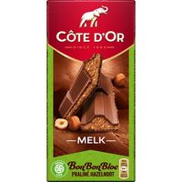 Cote d'Or Cote d'Or - Bon Bon Bloc Praline Noot 200 Gram 15 Stuks