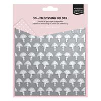 Vaessen Creative • embossing folder paddenstoelen 15x15cm 1st.