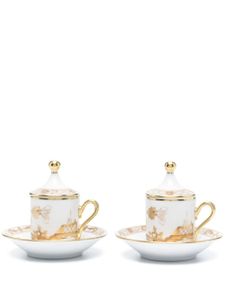 GINORI 1735 tasses en porcelaine Oriente Italiano (lot de deux) - Blanc