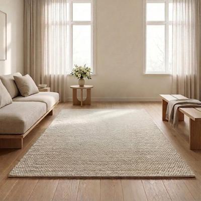 Wollen Vloerkleed Francois - Creme 230x160cm - Wol - Dekbed-Discounter.nl