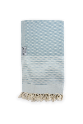 The One Towelling Hamam Exclusive Spring Green Pearl Blue