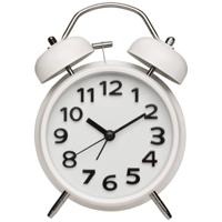 TFA Dostmann 60.1040.02 Wekker Kwarts Wit Alarmtijden 1 Slepend uurwerk (geluidsloos)