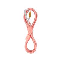 Woolly Wolf - Rope Leash - 8mm - Salmon Pink