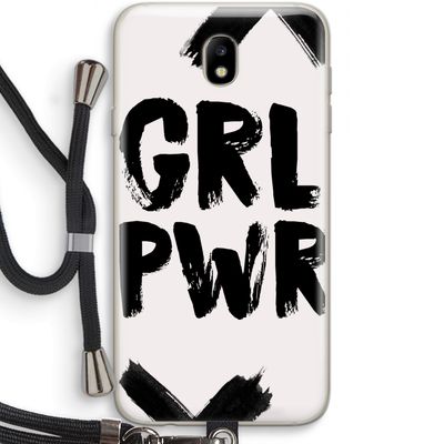 Girl Power #2: Samsung Galaxy J7 (2017) Transparant Hoesje met koord