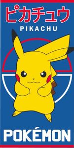 Pokemon strandlaken Pikachu 70 x 140 cm - polyester