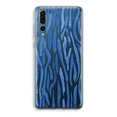 Blauwe nerven: Huawei P20 Pro Transparant Hoesje