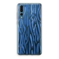 Blauwe nerven: Huawei P20 Pro Transparant Hoesje