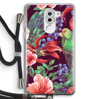 Papegaaien: Honor 6X Transparant Hoesje met koord