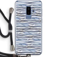 Verrassende lijnen: Samsung Galaxy S9 Plus Transparant Hoesje met koord