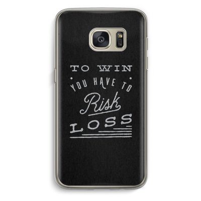 Risk loss: Samsung Galaxy S7 Transparant Hoesje
