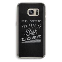 Risk loss: Samsung Galaxy S7 Transparant Hoesje Risk loss: Samsung Galaxy S7 Transparant Hoesje