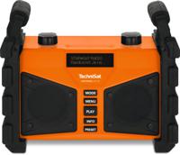 TechniSat Digitradio 230 OD Bouwradio DAB+, VHF (FM) AUX, Bluetooth, USB Spatwaterbestendig, Stofdicht, Oplaadbaar Oranje - thumbnail