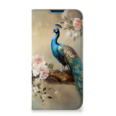 Smartphone hoesje voor iPhone 14 Pro Max Vintage Pauwen Smartphone hoesje voor iPhone 14 Pro Max Vintage Pauwen