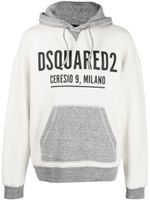 DSQUARED2 hoodie en coton à logo imprimé - Blanc - thumbnail