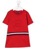 Tommy Hilfiger Junior t-shirt à logo brodé - Rouge